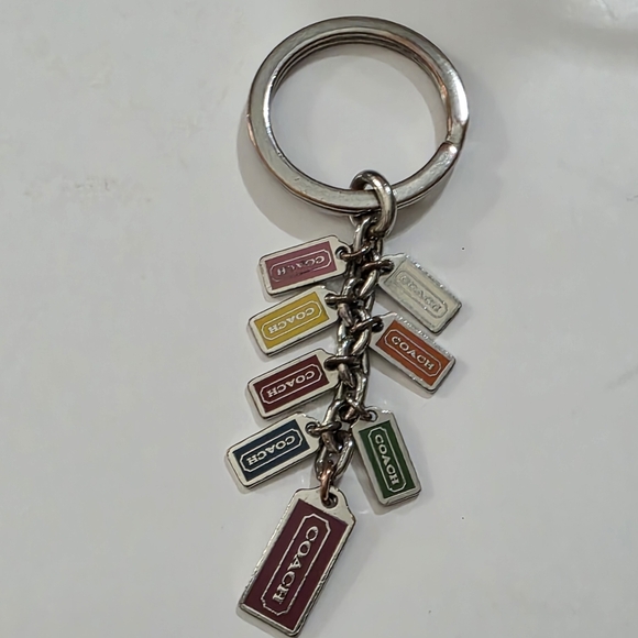 Coach Other - Coach Colorful Tag Keychain Bagcharm